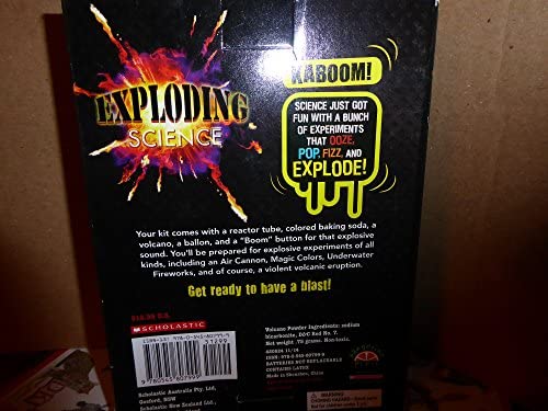 Scholastic Exploding Science (Book + kit with 15 "Exploding Experiments) Ages 8+: Toys & Games