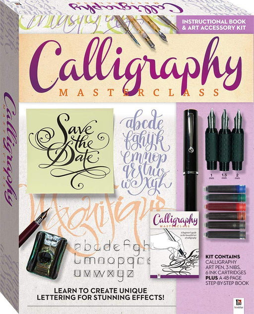 Calligraphy Master Class Kit and Book: Learn to Create Unique Lettering for Stunning Effects!