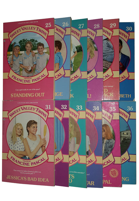 Set #3 SWEET VALLEY TWINS Books 25-36--Paperback