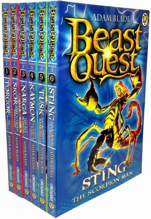 Beast Quest Collection-Series 1, 2, 3 and 4 - (24 Books) - by Adam Blade