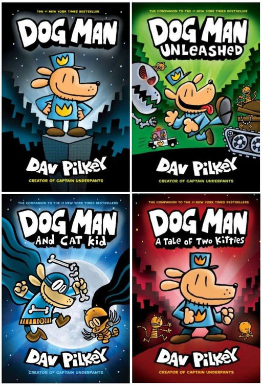 Dog Man Collection 1-4 Hardcover