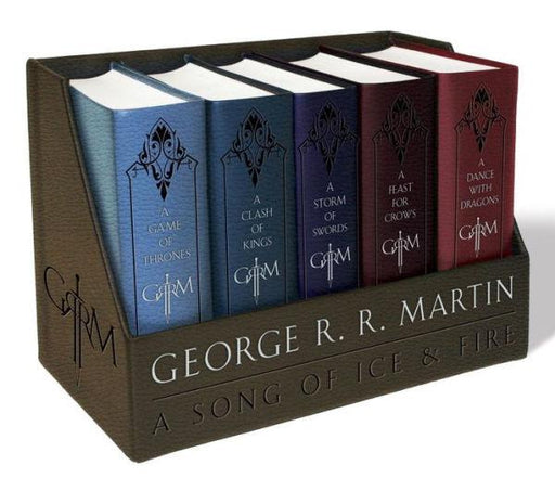 George R. R. Martins A Game Of Thrones Leather-Cloth Boxed Set- 5 Books