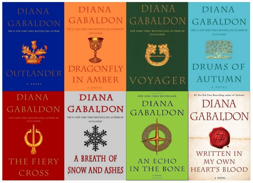 Diana Gabaldon's Outlander Series 8 Book Set (1- 8) Paperback